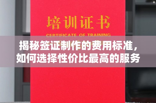 于都揭秘签证制作的费用标准，如何选择性价比最高的服务？